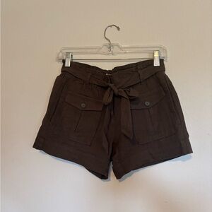 LOFT Dark Brown/Olive Women's Cargo Shorts